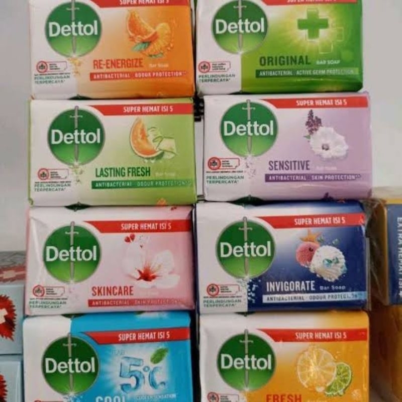 Sabun Mandi batang Dettol 100 gr / Dettol Sabun Batang Anti Kuman