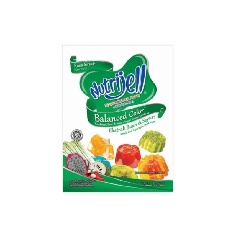 

° Nutrijell Balanced Color Rasa Sirsak 15gr