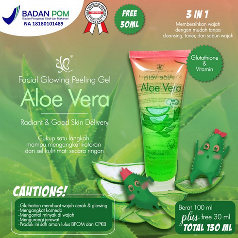 READY FYC - SYB SBY PEELING GEL ALOE VERA CHARCOAL MILK N SNAIL FACIAL GLOWING GLOW PEELING GEL MUKA