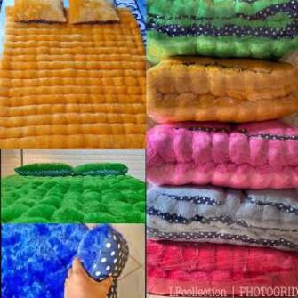 Promo  (Jumbo, Free 2 Bantal) Kasur Cimol Palembang Bulu Rasfur Uk 160X170X7 Cm Sare