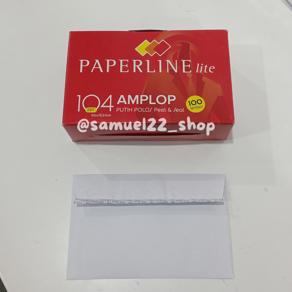 

Amplop Polos Paperline Lite 104 PPS 70 gsm 95 x 152 mm