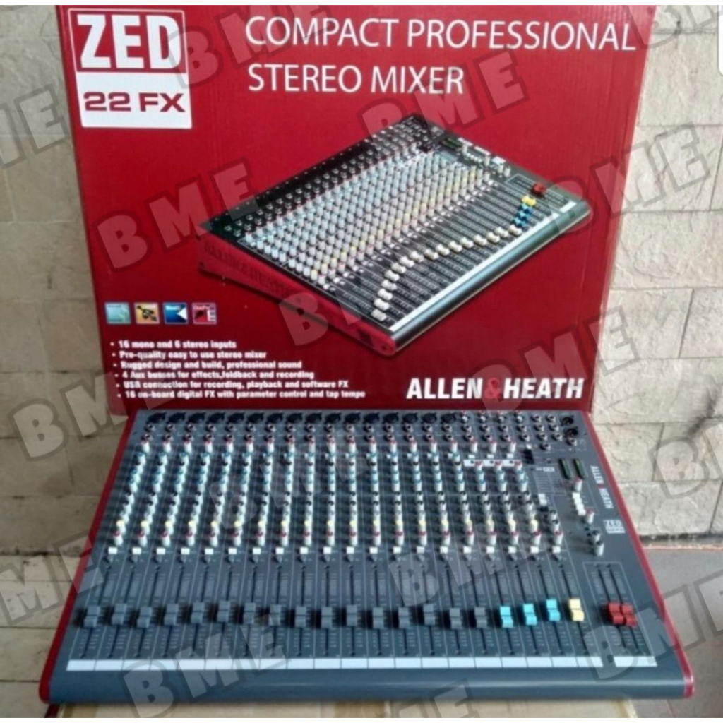 audio Mixer Allen & Heath ZED 22FX/ZED22FX ( 22 Channel )