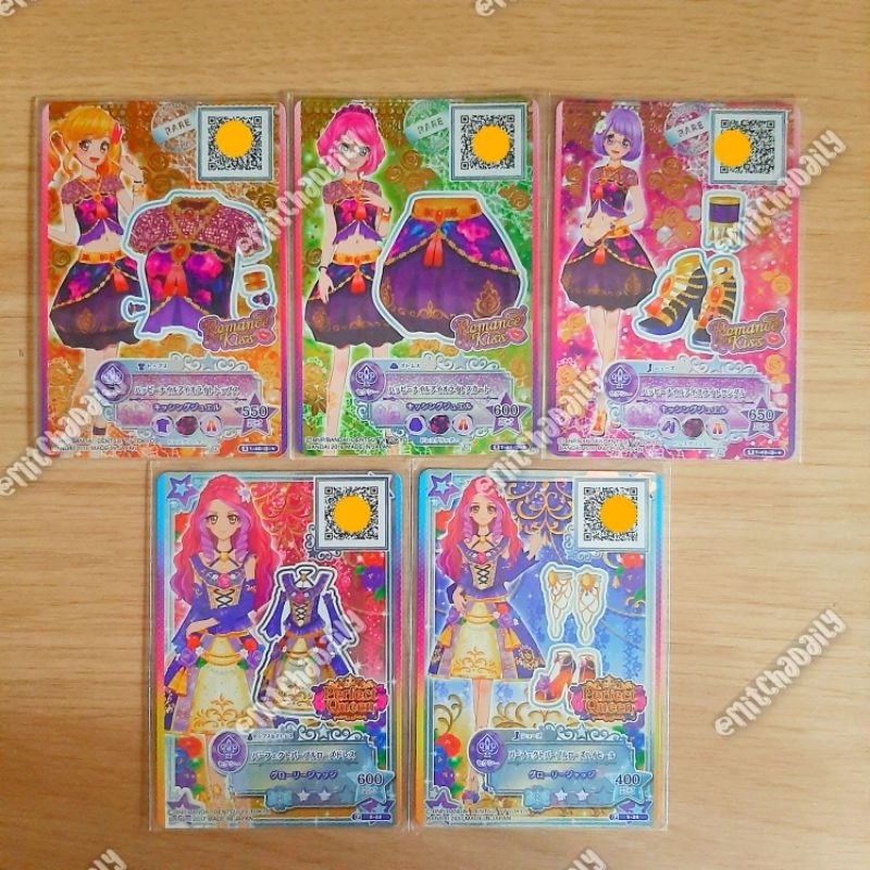 Kartu Aikatsu Stars Promotion Romance Kiss Perfect Queen Set Jepang Official