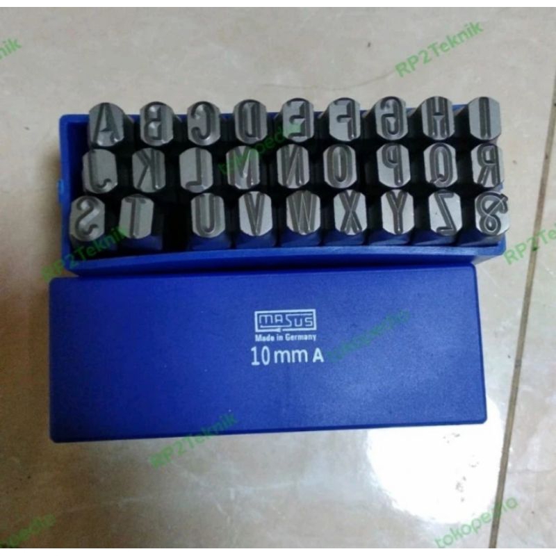 

huruf ketok 10mm MASUS germany original stamp punch letter hurup