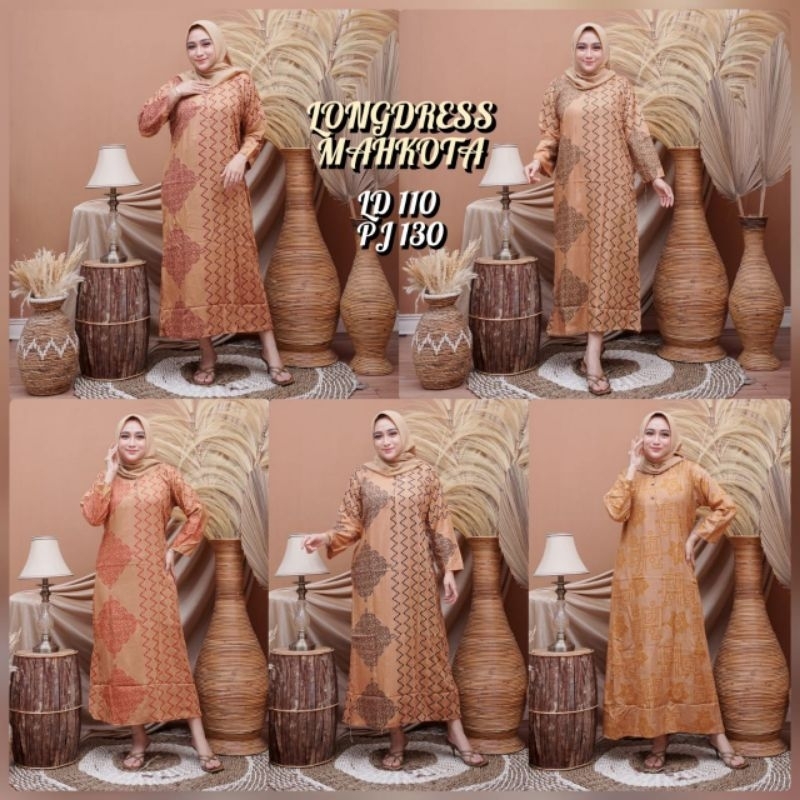 DASTER RAYON TANGAN LENGAN PANJANG BUSUI BATIK MURAH BAJU MUSLIMAH