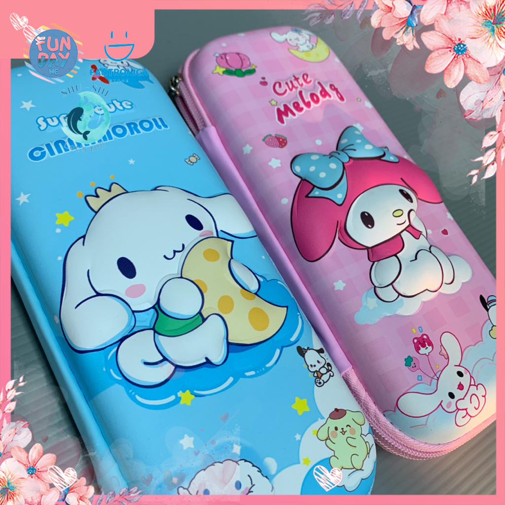 

Sanrio Kotak Pensil EVA 3D / Melody Cinnamorol Kartun Kotak Alat Tulis / Pensil Case Cinnamorol / Pensil Case Melody / Kotak Pensil Dengan Kapasitas Besar / Kotak Pensil Untuk Hadiah Ulang Tahun Anak