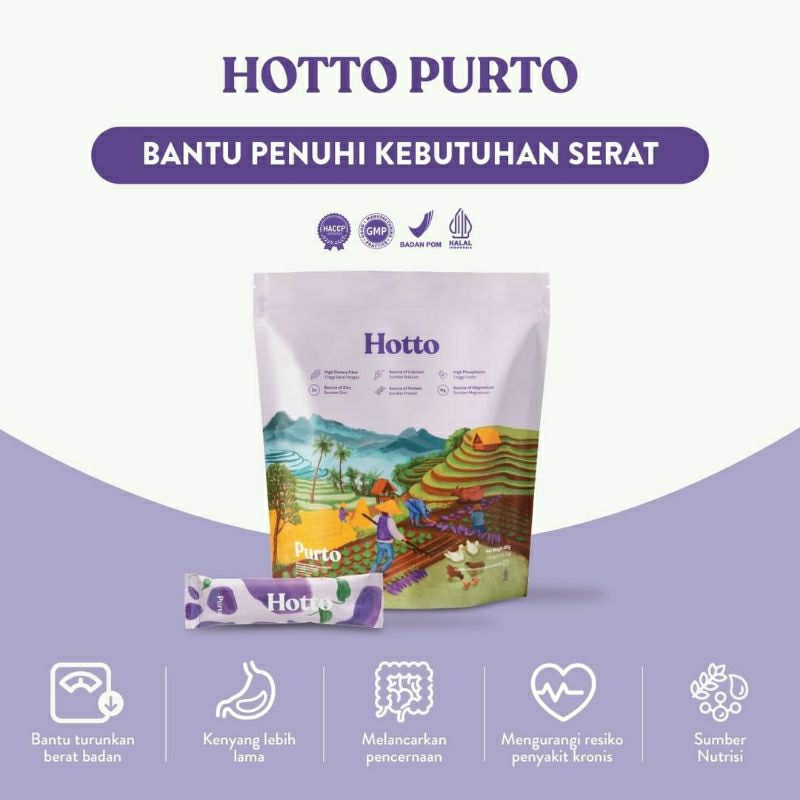 

Hotto Purto Multigrain with Purple Potato - Pouch