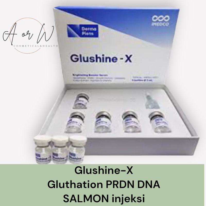 Glushine-X Glushine - X Glutathione PDRN DNA Salmon Injeksi BPOM