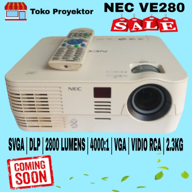 Proyektor Second NEC VE280 Bekas Mulus
