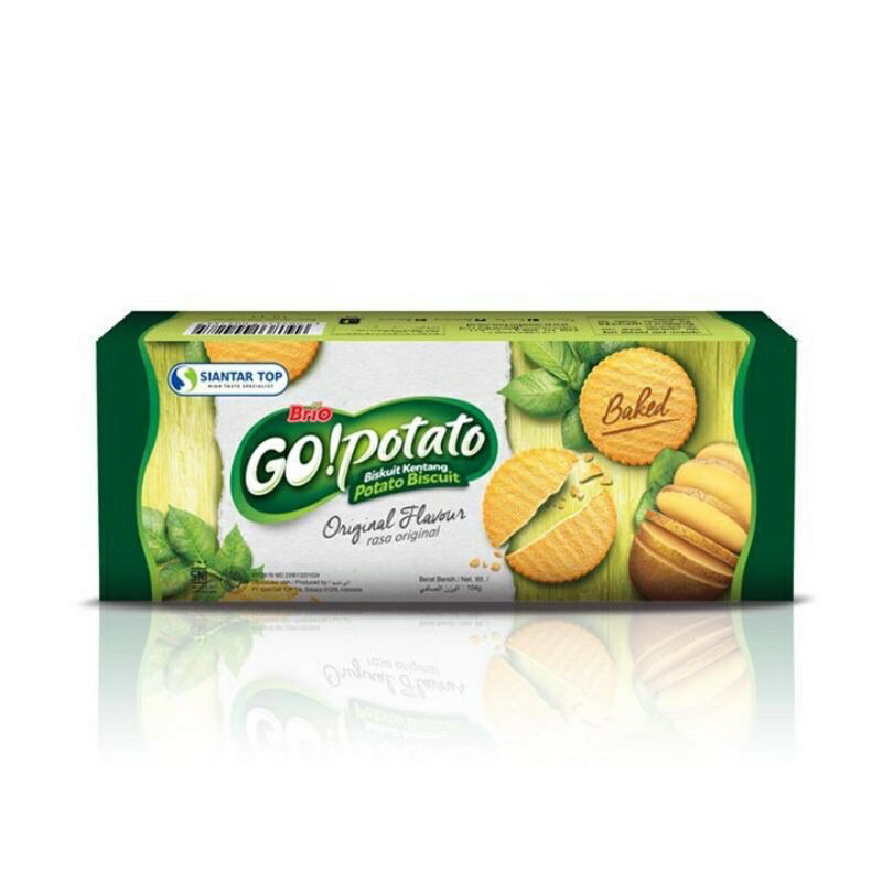 

Go Potato Brio potato crackers 104gr