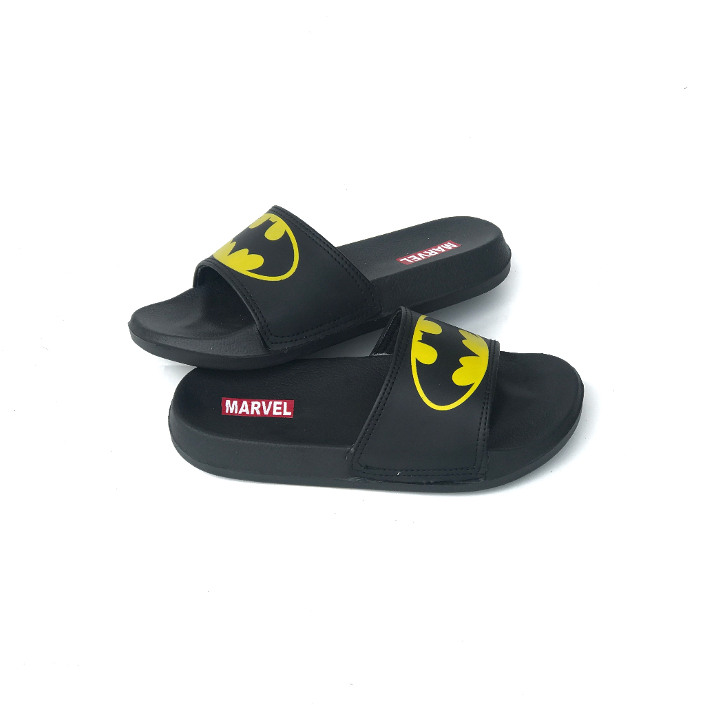 Sandal Selop Anak Batman Marvel Model Kekinian Bahan Ringan Empuk