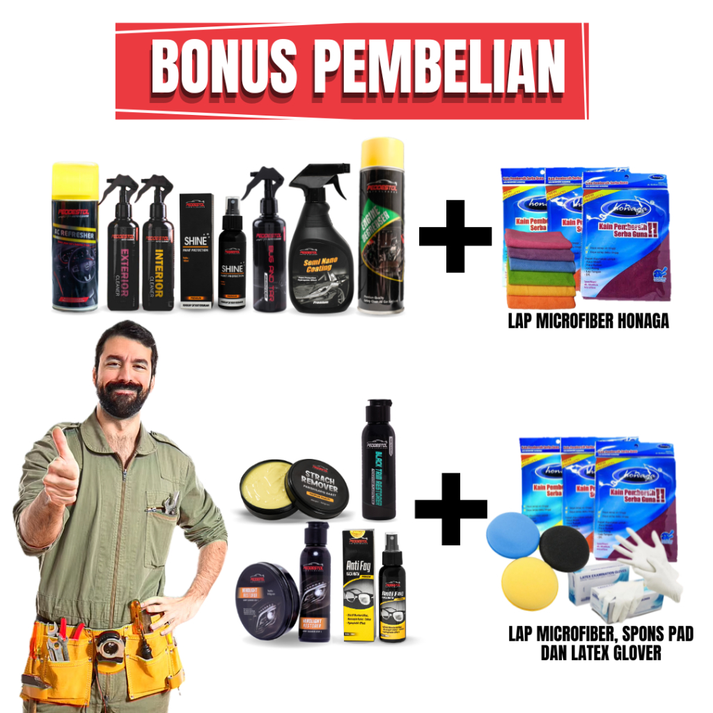 TUI Coating Pembersih Lampu Kaca Mika Mobil Kuning Buram Kusam