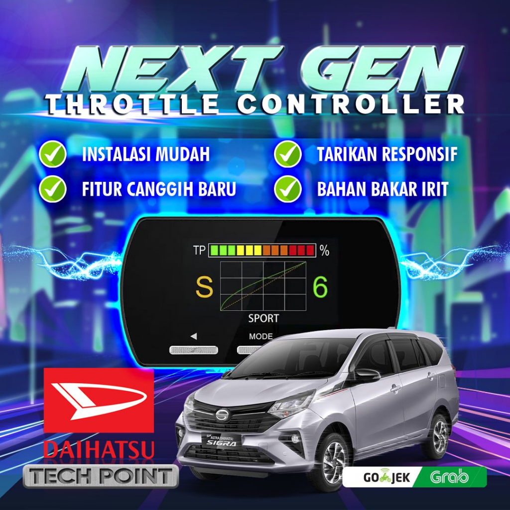 9 Drive Daihatsu Sigra Piggyback Throttle Controller Next Gen