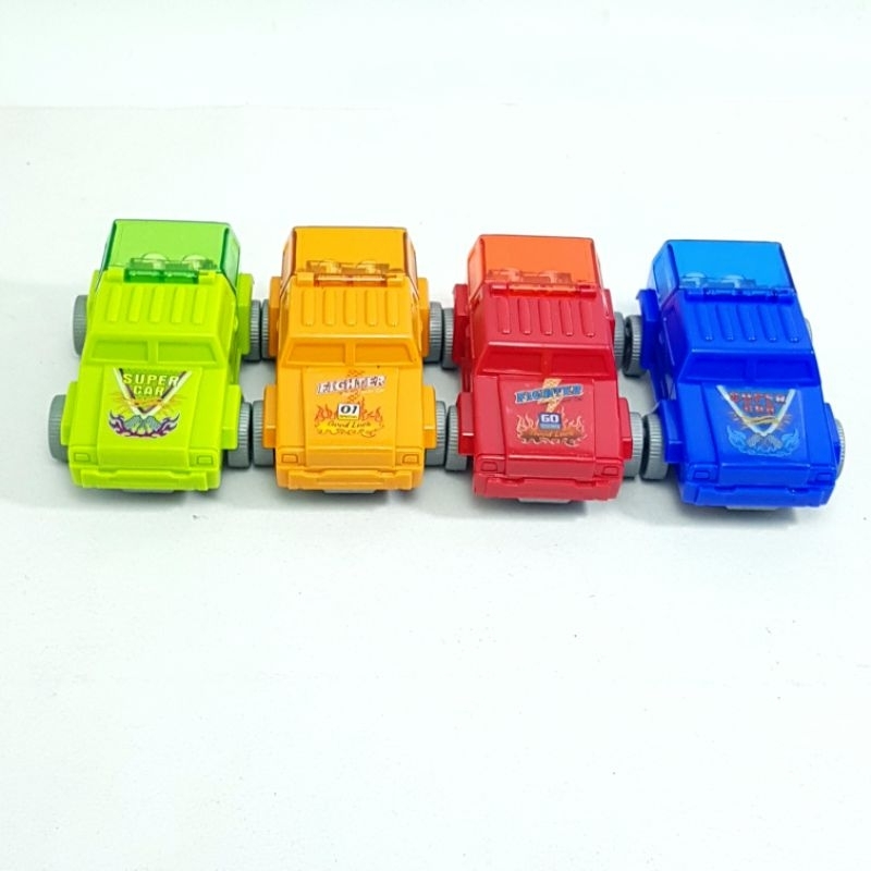 

Sleper Pensil Bentuk Mobil Jeep/Serutan Pensil 2 lubang lucu Back Jeep