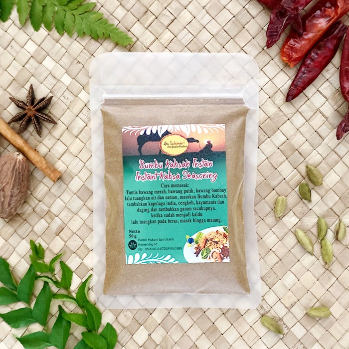 

Bumbu Nasi Kabsah Instan / Instant Kabsah Seasoning Abu Sulaiman 250 G