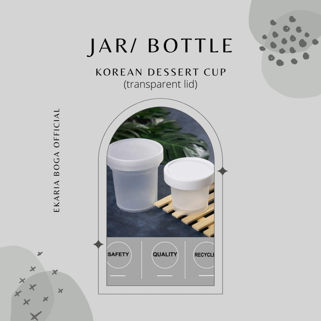 JAR | TOPLES | CUP | KOREAN DESSERT | KOREAN DESSERT CUP