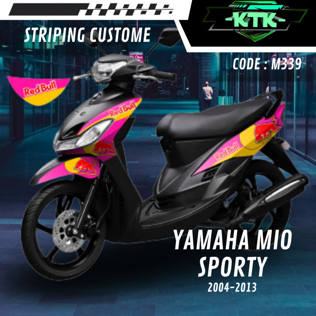 Lis Striping Stiker List Sticker Striping Variasi Les Aksesoris Pelindung Bodi Logo Emblem Motor Yam