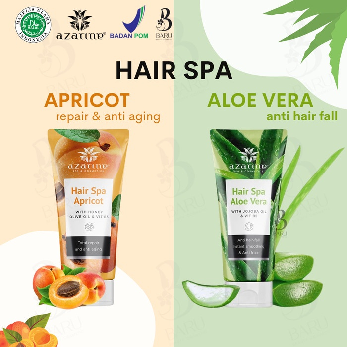 Azarine Hair Spa Apricot | Aloe Vera 200gr