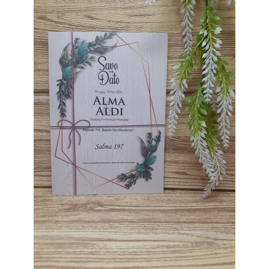 Blangko Undangan Murah Salma 197