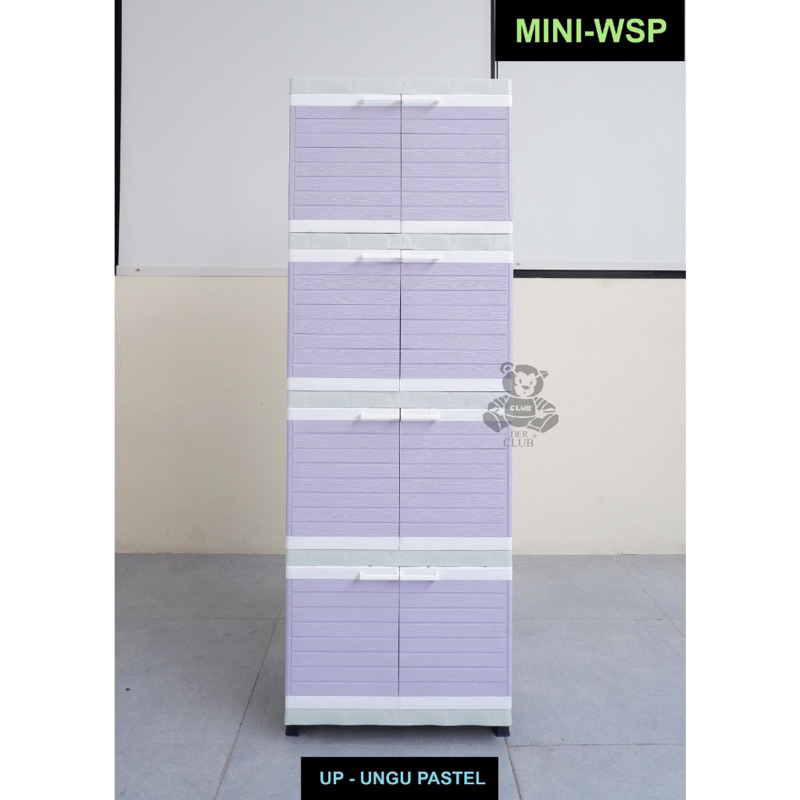 LEMARI PLASTIK CLUB MINI 4SUSUN / Club Plastic Furniture Lemari Mini Susun 4