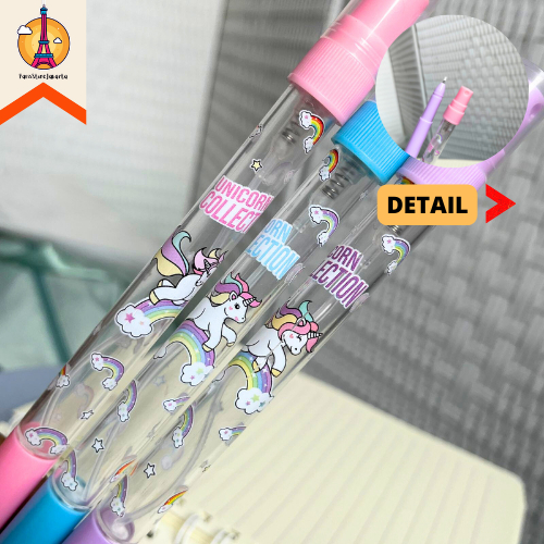 

Pulpen Botol Parfum Full Body Gambar Unicorn Decant Botol Kosong Spray Pena Pen Unicorn Mainan Isi Ulang Kado Unik Jakarta Pastel Lucu