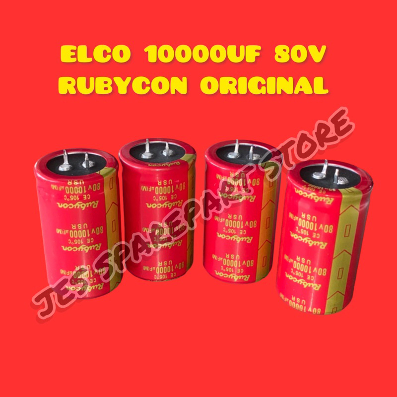 ELCO 10000UF 80V ORIGINAL RUBYCON