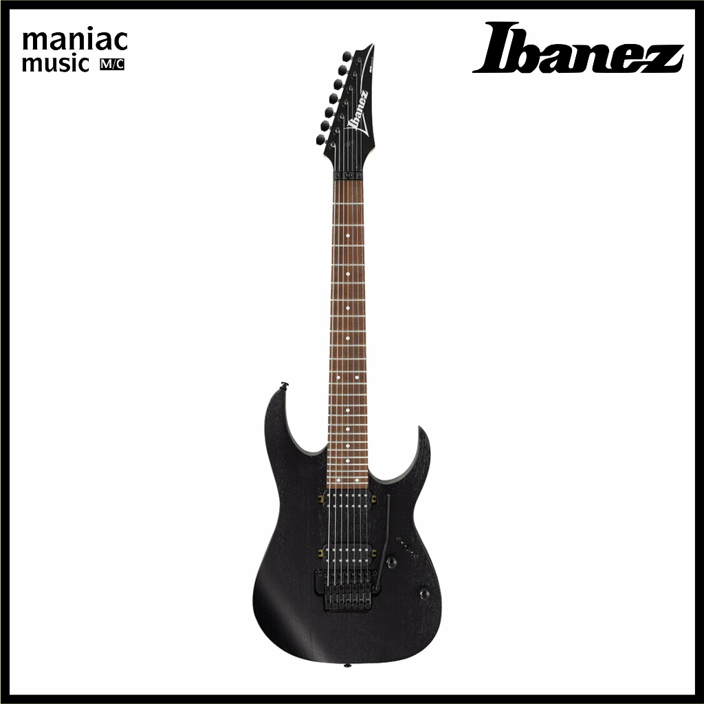 Ibanez RG7420Z WK - Weathered Black. 7 String. Jatoba Fretboard. Wizard II Maple Neck