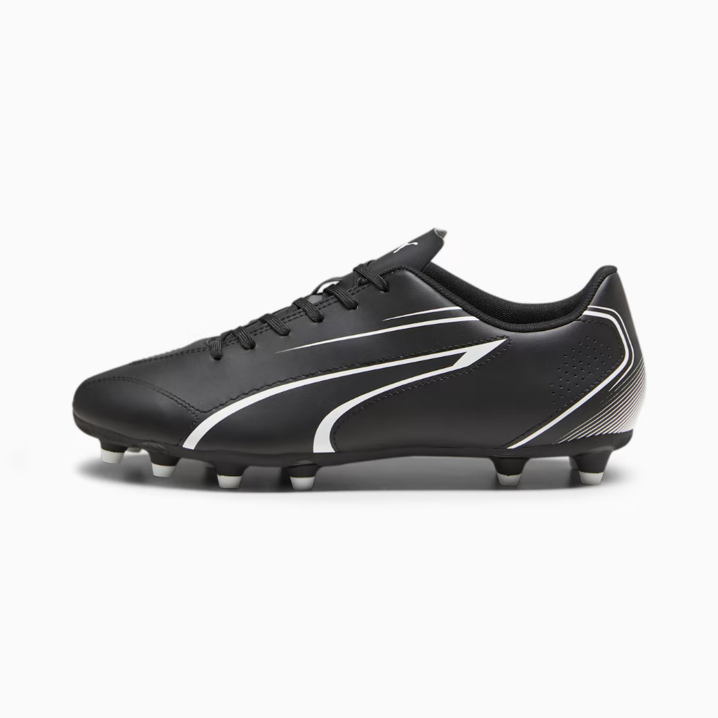 Sepatu Bola Puma Vitoria FG/AG - Puma Black 107483-01 Original