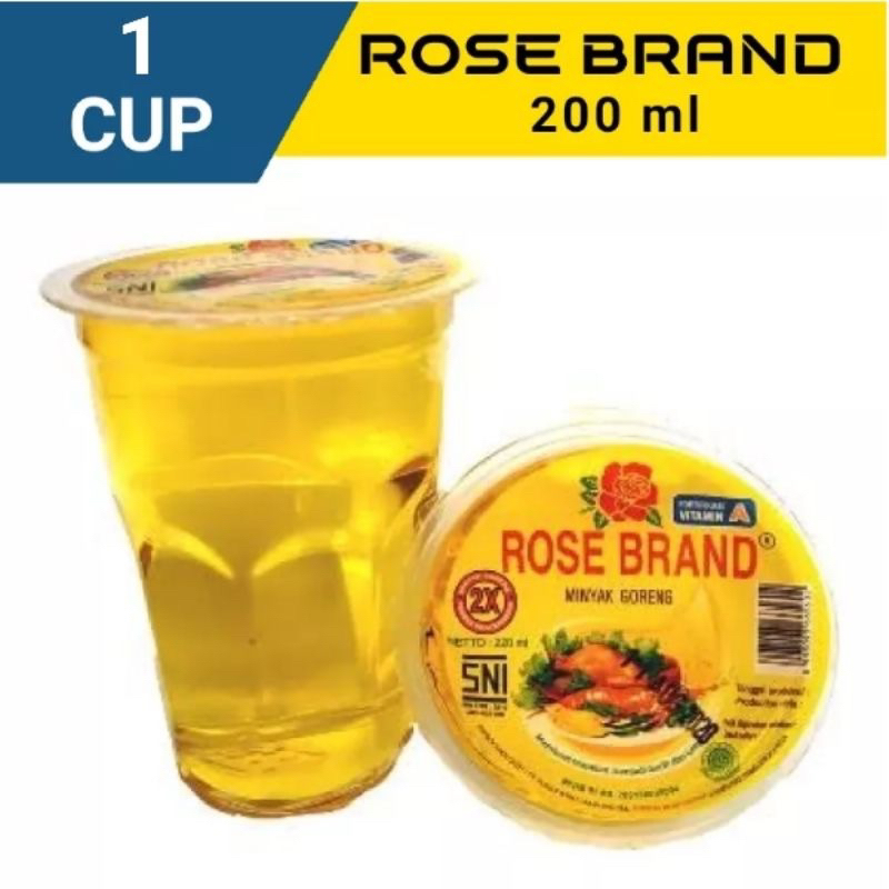 

Rose Brand Minyak Goreng Cup 200ml