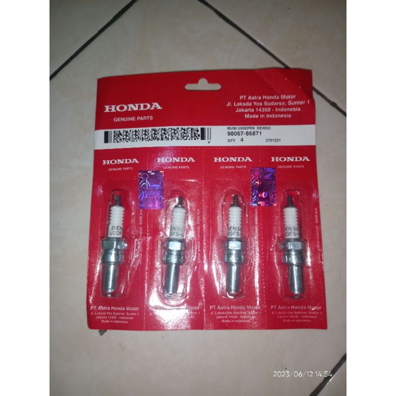 busi karisma Supra x 125 original Honda denso