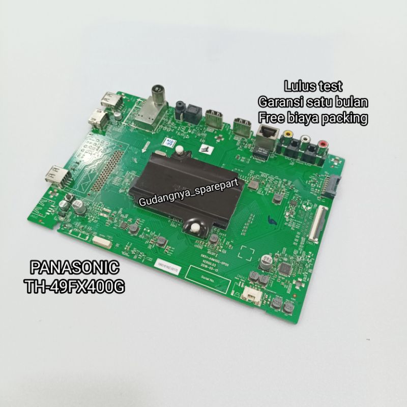 MB PANASONIC TH 49FX400G MAINBOARD TH-49FX400G MOBO MODUL MESIN TV MOTHERBOARD