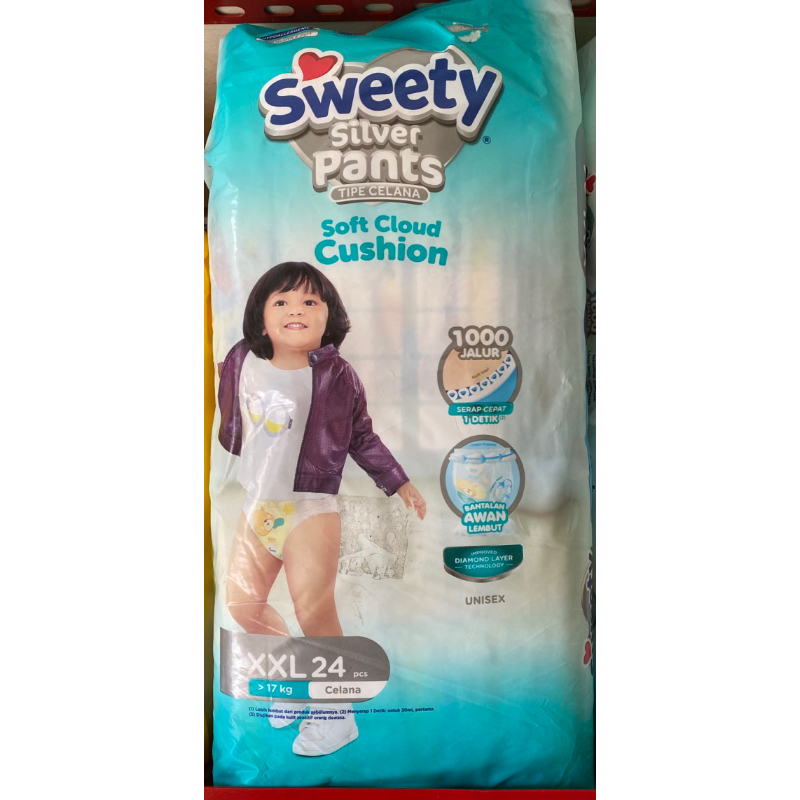 SWEETY SILVER PANTS XXL24