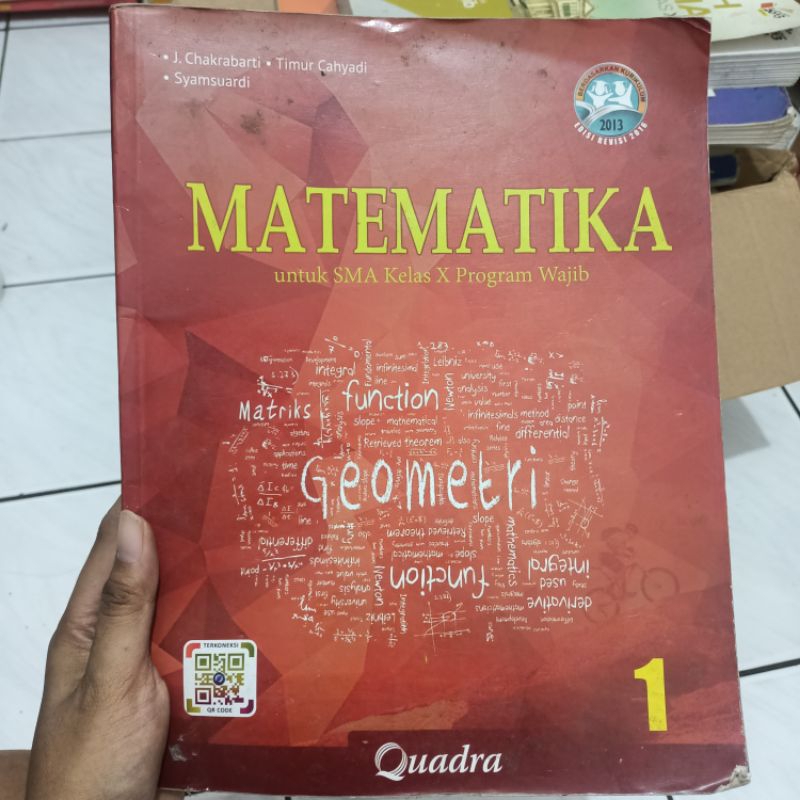 

BUKU MATEMATIKA WAJIB KELAS 10 QUADRA