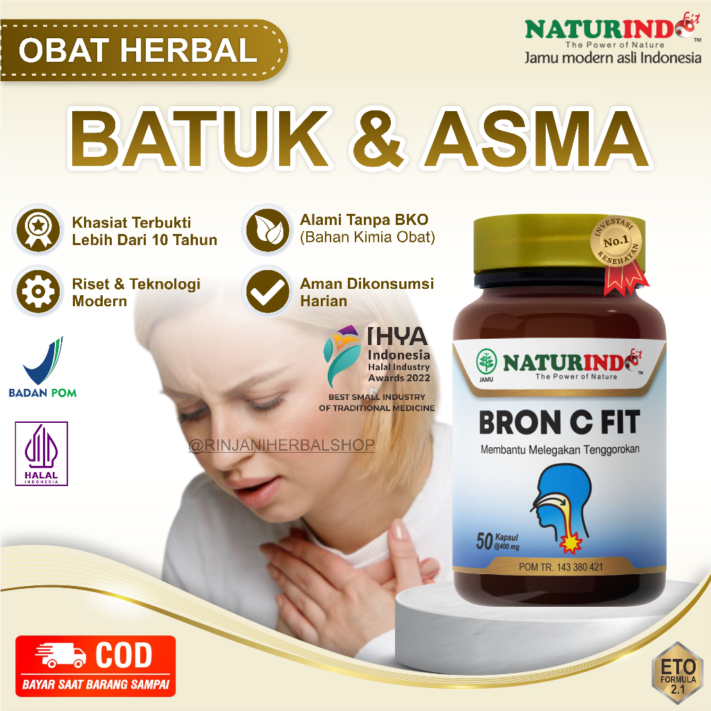 Obat Batuk Kering Gatal Tenggorokan Berdahak Asma Dan Sesak Nafas Pilek Cina Anak Dewasa Herbal Ampu