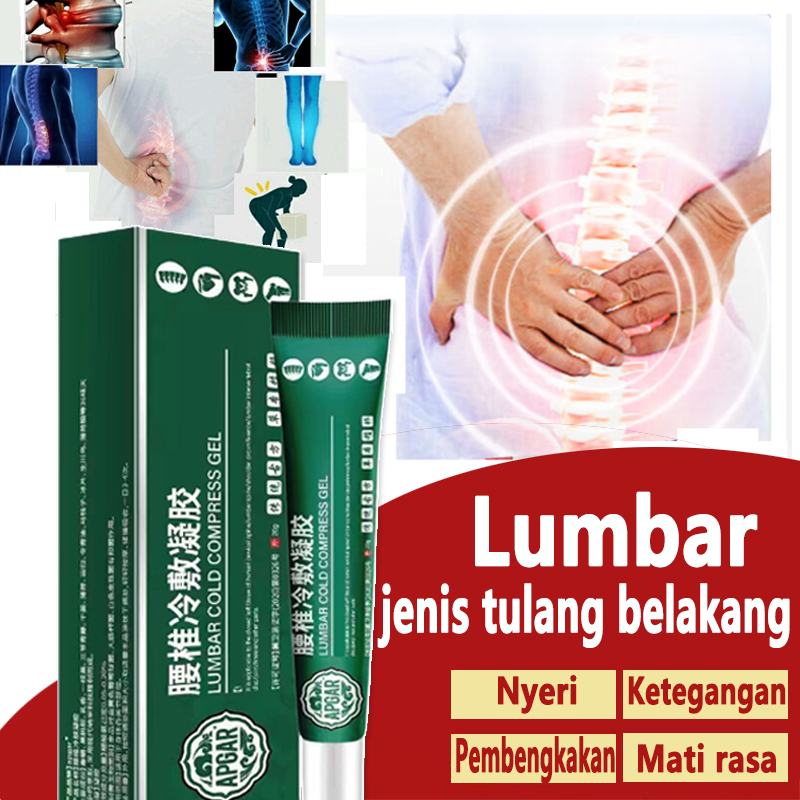MARI MILIKI- APGAR LUMBAR CREAM LUTUT GEL 20G PEREDA LUMBAR SPINE JOINT PAIN CERVICAL DISC GEL KNEE