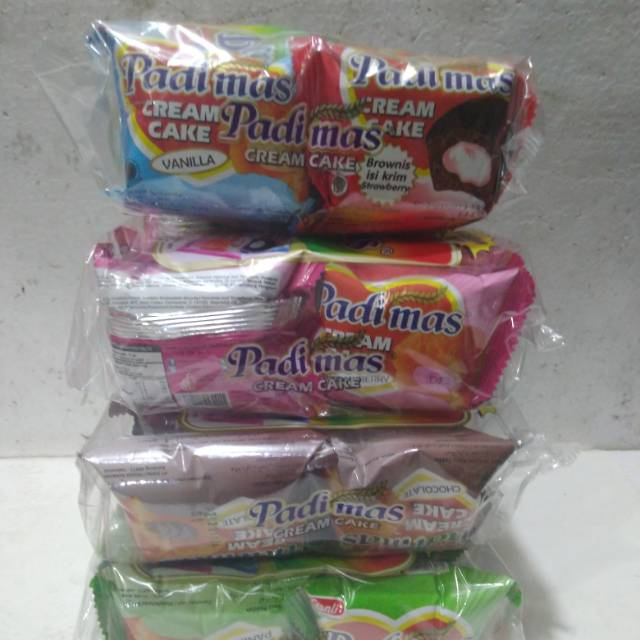 

Padimas Cream Cake (10pcsX10gr) - Bolu jadul krim aneka rasa