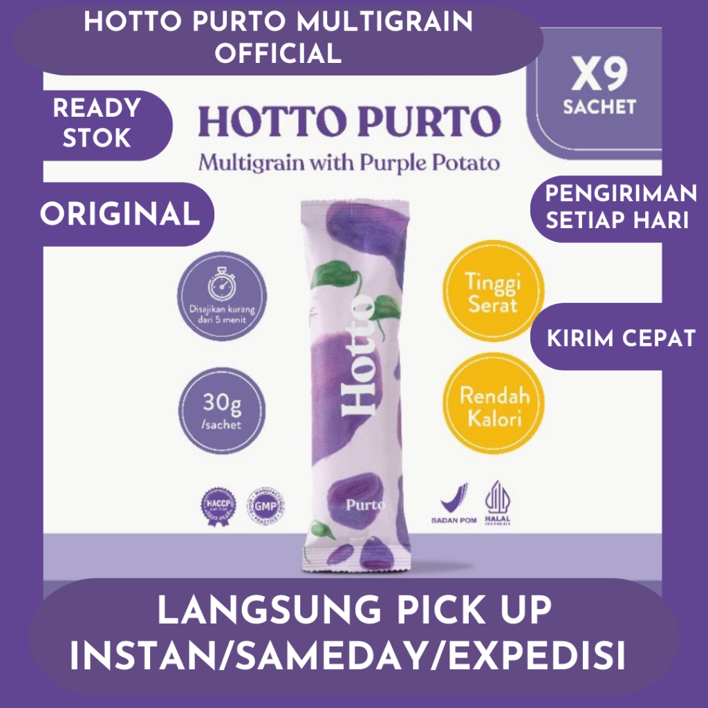 

Hotto Purto Multigrain with Purple Potato 9 Sachet