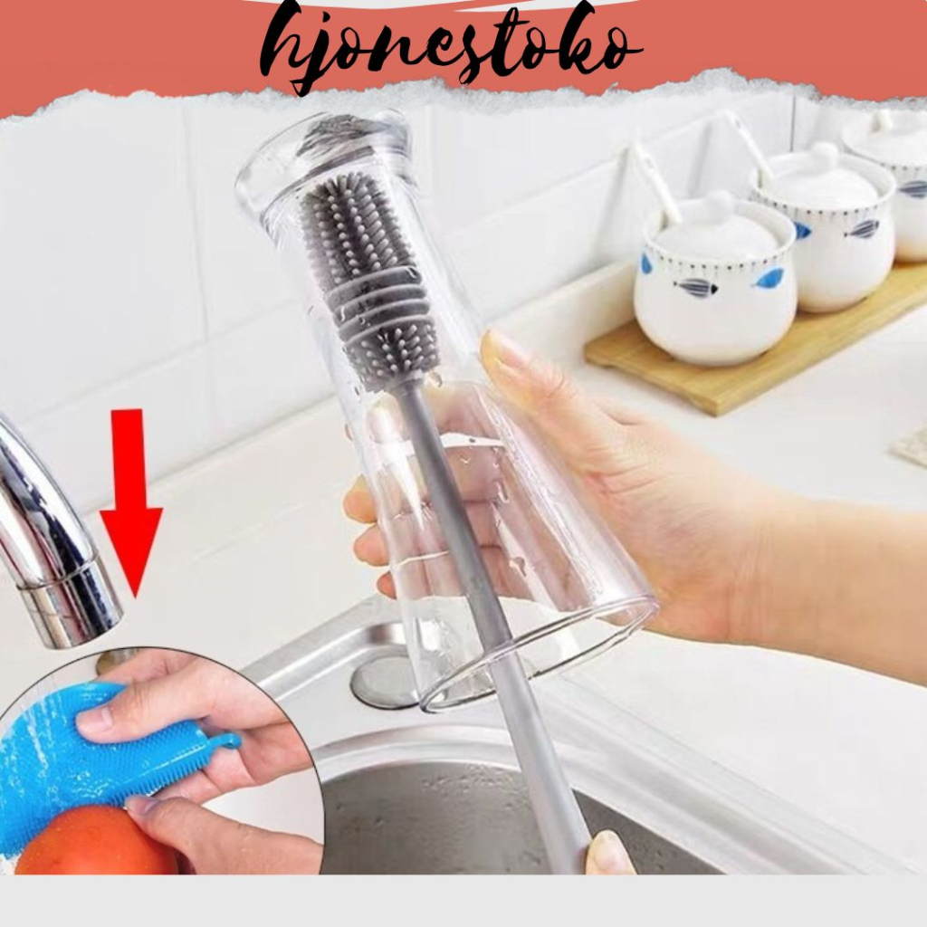 SPESIAL| SIKAT BOTOL SILIKON|SIKAT BOTOL GELAS SILIKON GAGANG PANJANG / SIKAT BOTOL SILIKON / SIKAT 