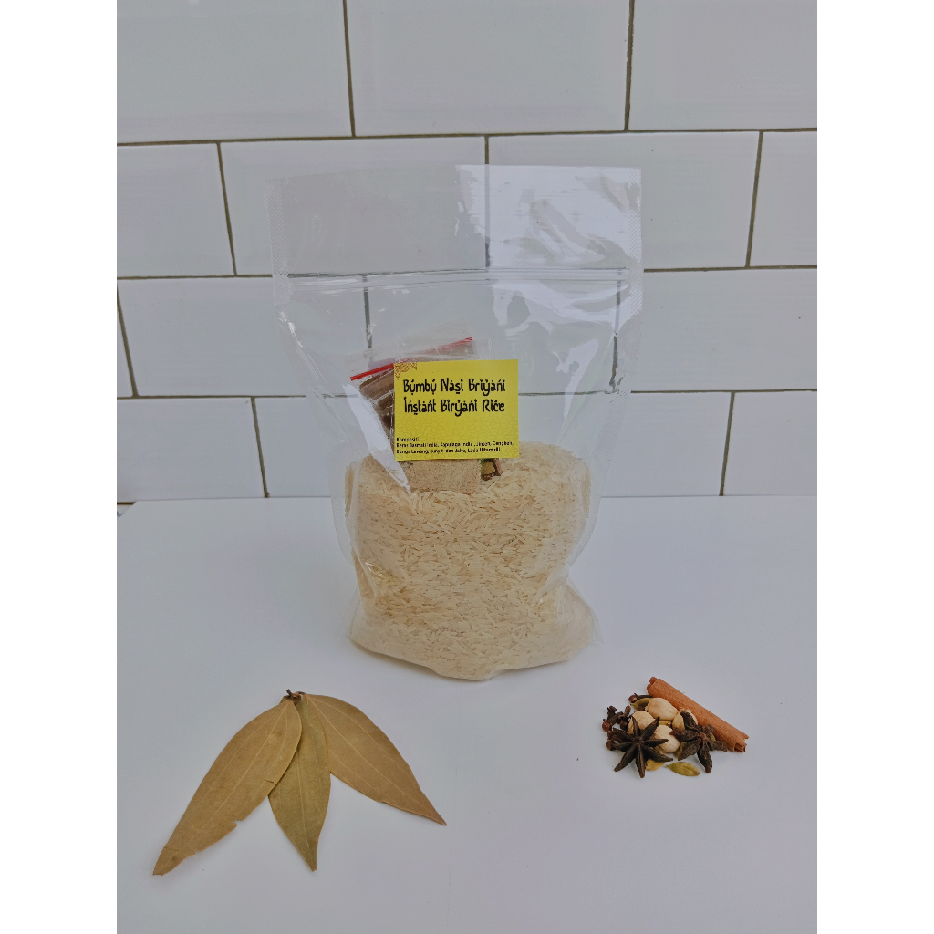 

Paket Beras Basmati Dan Bumbu Briyani 1 KG Gratis Kismis