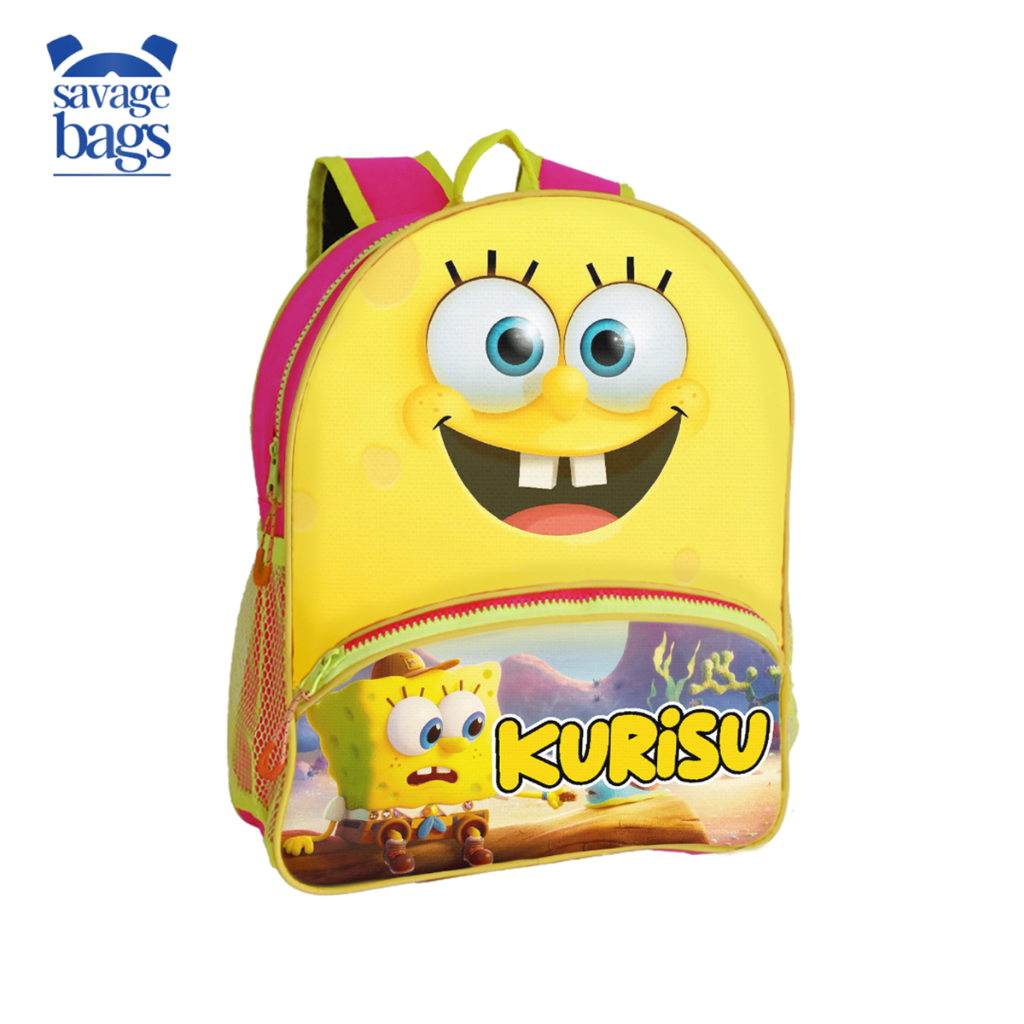 Custom Tas Anak - Tas Anak PAUD / Tas Anak TK - Spongebob 4