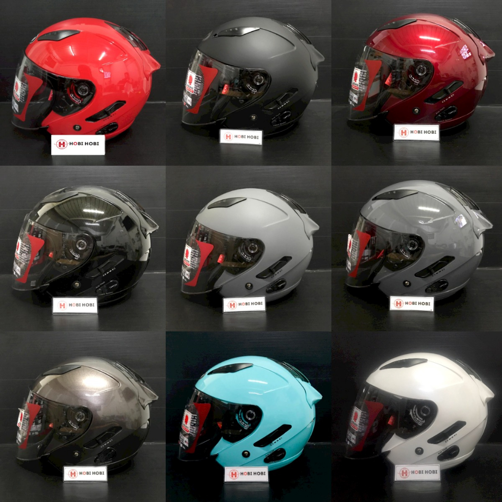 HELM KYT GALAXY FLAT R BLACK DOFF ORIGINAL / KYT GALAXY 2 VISOR TERMURAH / HELM KYT DOUBLE VISOR SNI