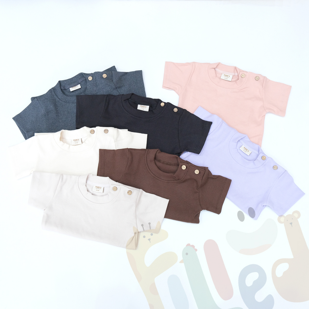 KAOS RIB BAYI DAN ANAK / KAOS BAYI DAN ANAK / ALEKA RIB TEE