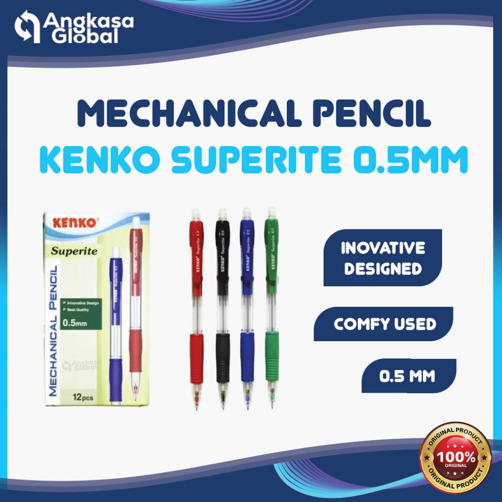 

MECHANICAL PENSIL KENKO SUPERITE 0.5mm (1PC)