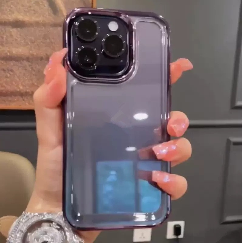 [ACRYLIC] Clear Case iphone 11 pro max 13 14 plus SPACE MILITARY ARMOUR Bening 7 plus 7+ 8 8+ X XR X