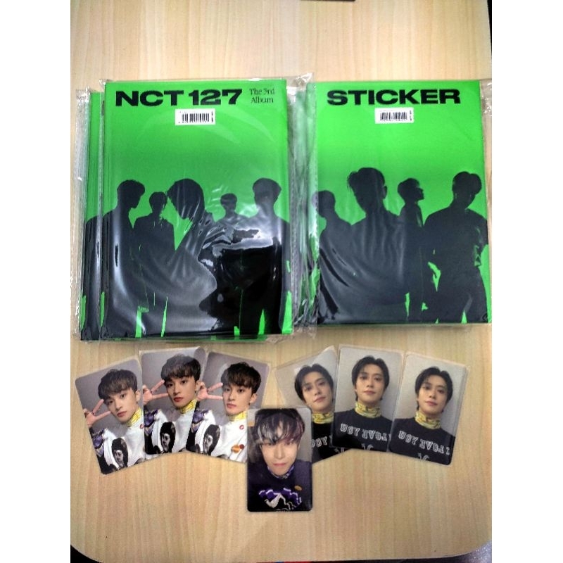 [BISA COD] official album NCT 127 Stiker sticky ver pc jaehyun mark doyoung