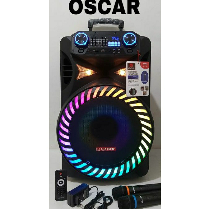 speaker portable asatron Oscar Speaker portable 15 inch asatron