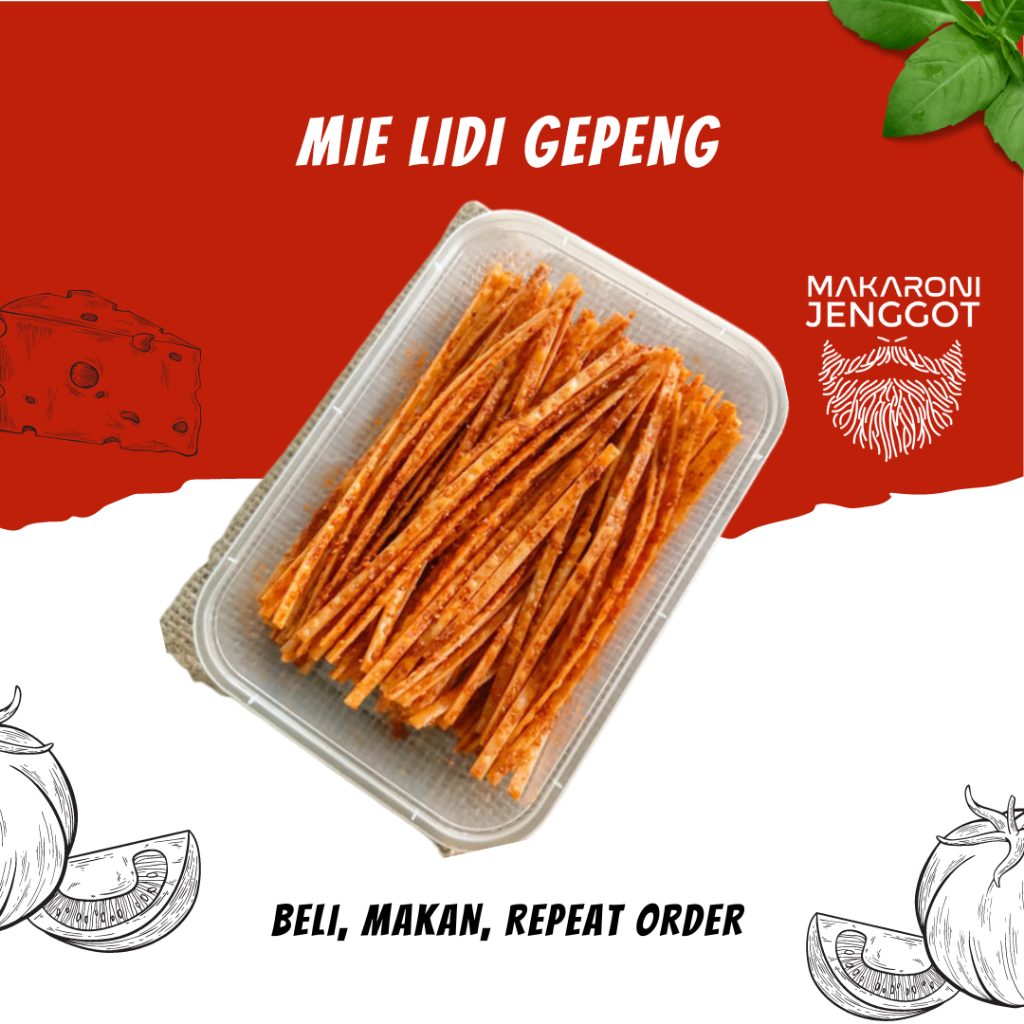 

MAKARONI GEPENG 100 GRAM