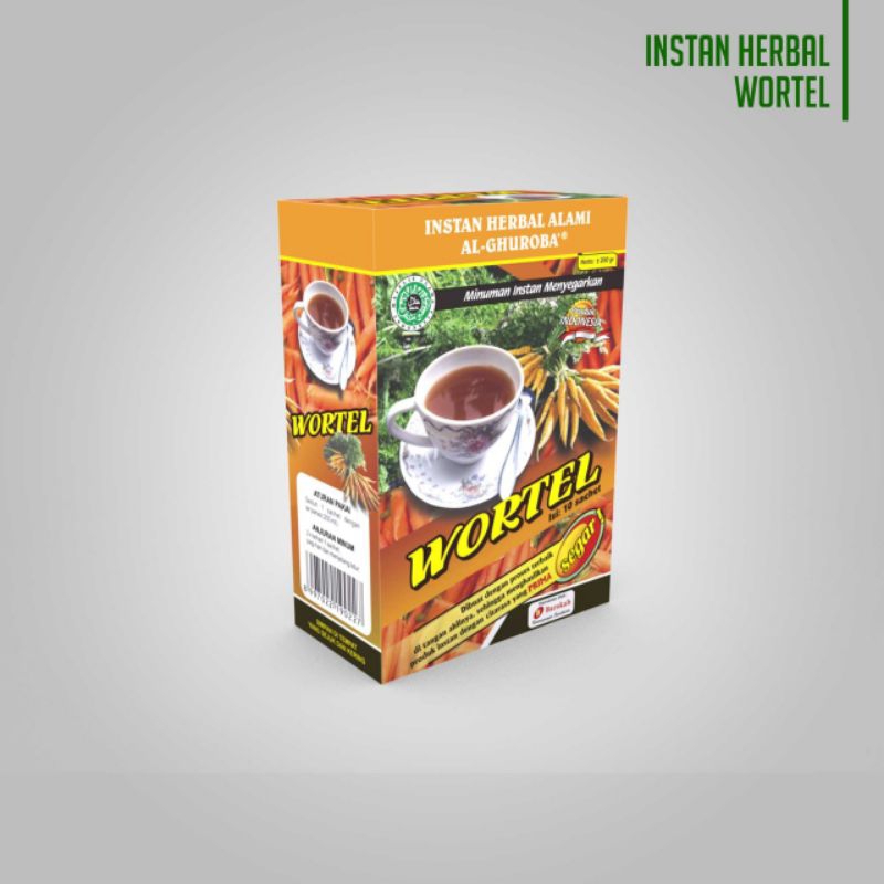 

minuman herbal Wortel instan