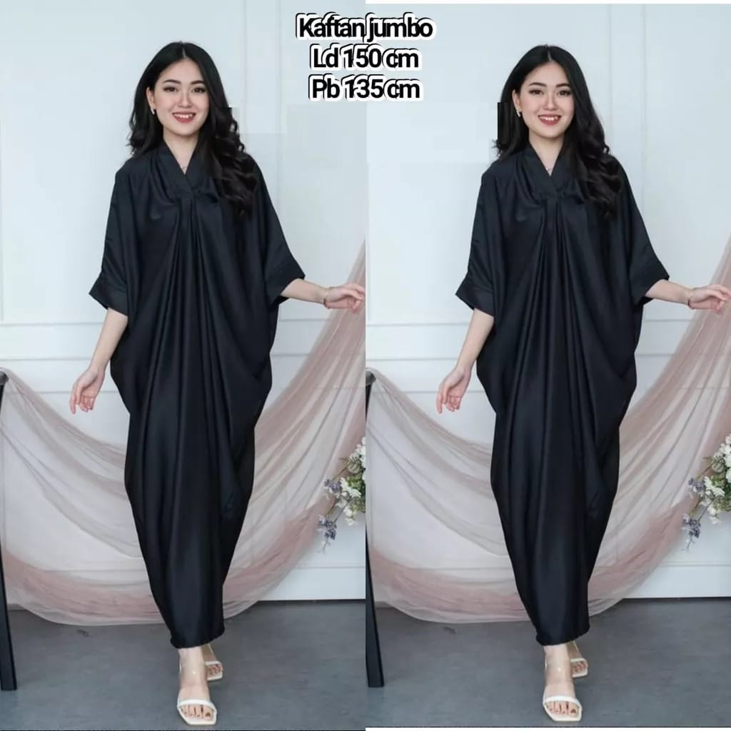 KAFTAN MAXMARA JUMBO / FASHION PREMPUAN TERLARIS / KAFTAN KONDANGAN / BAJU LEBARAN / KAFTAN POLOS BA