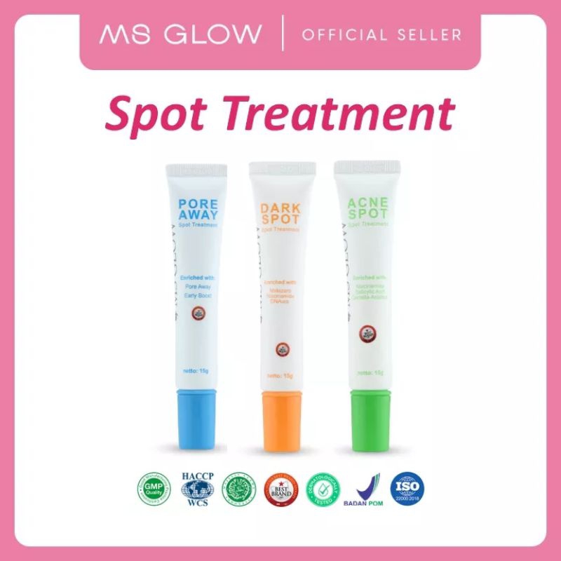 DARK SPOT MS GLOW ACNE SPOT MS GLOW PORE AWAY MS GLOW